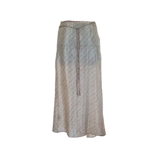 Wrap Silk Skirt 05