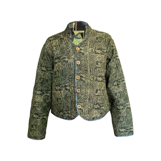 Forest Silk Quilt Jacket
