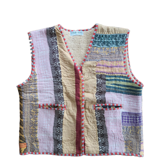 Vintage Kantha Waistcoat