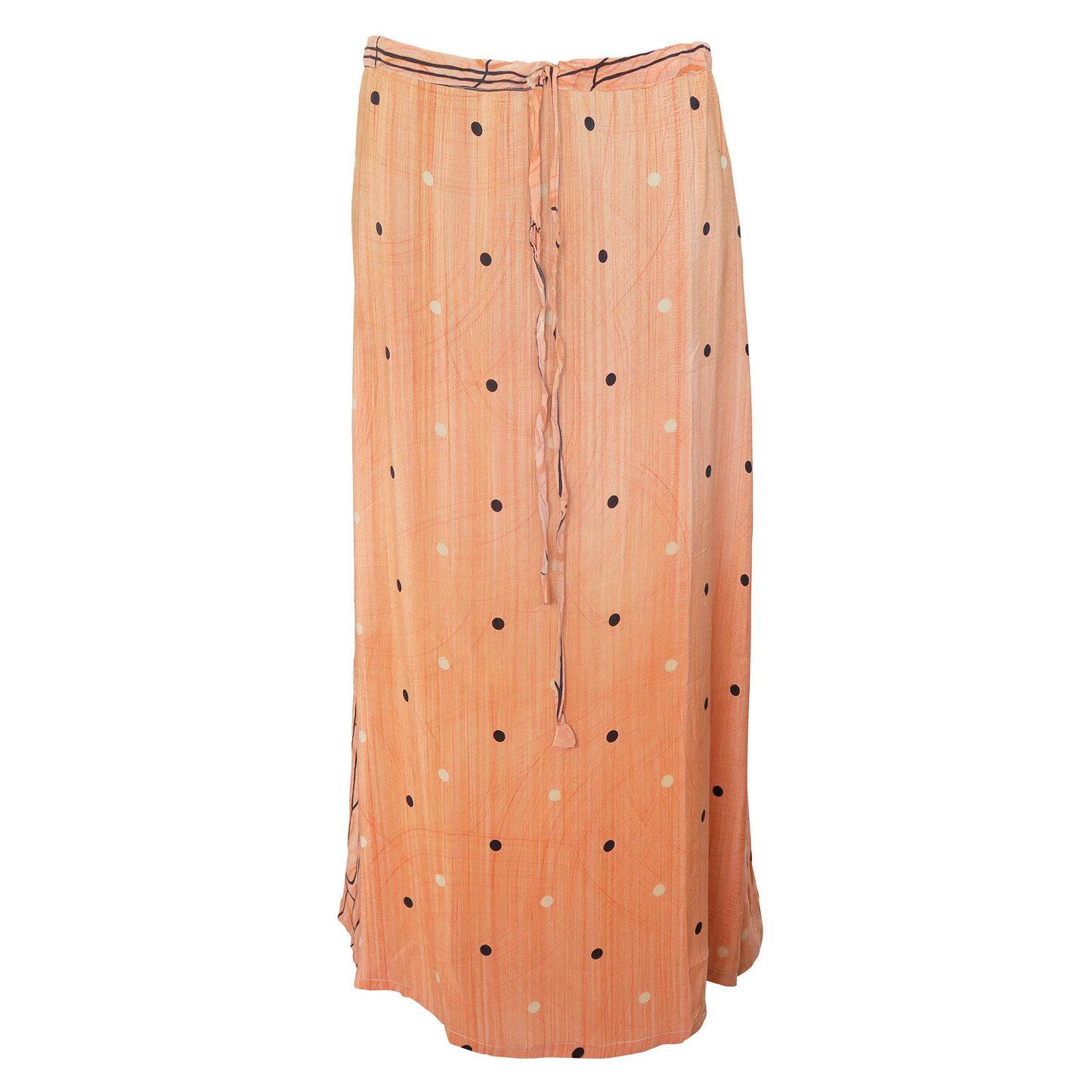 Drawstring Silk Skirt 02