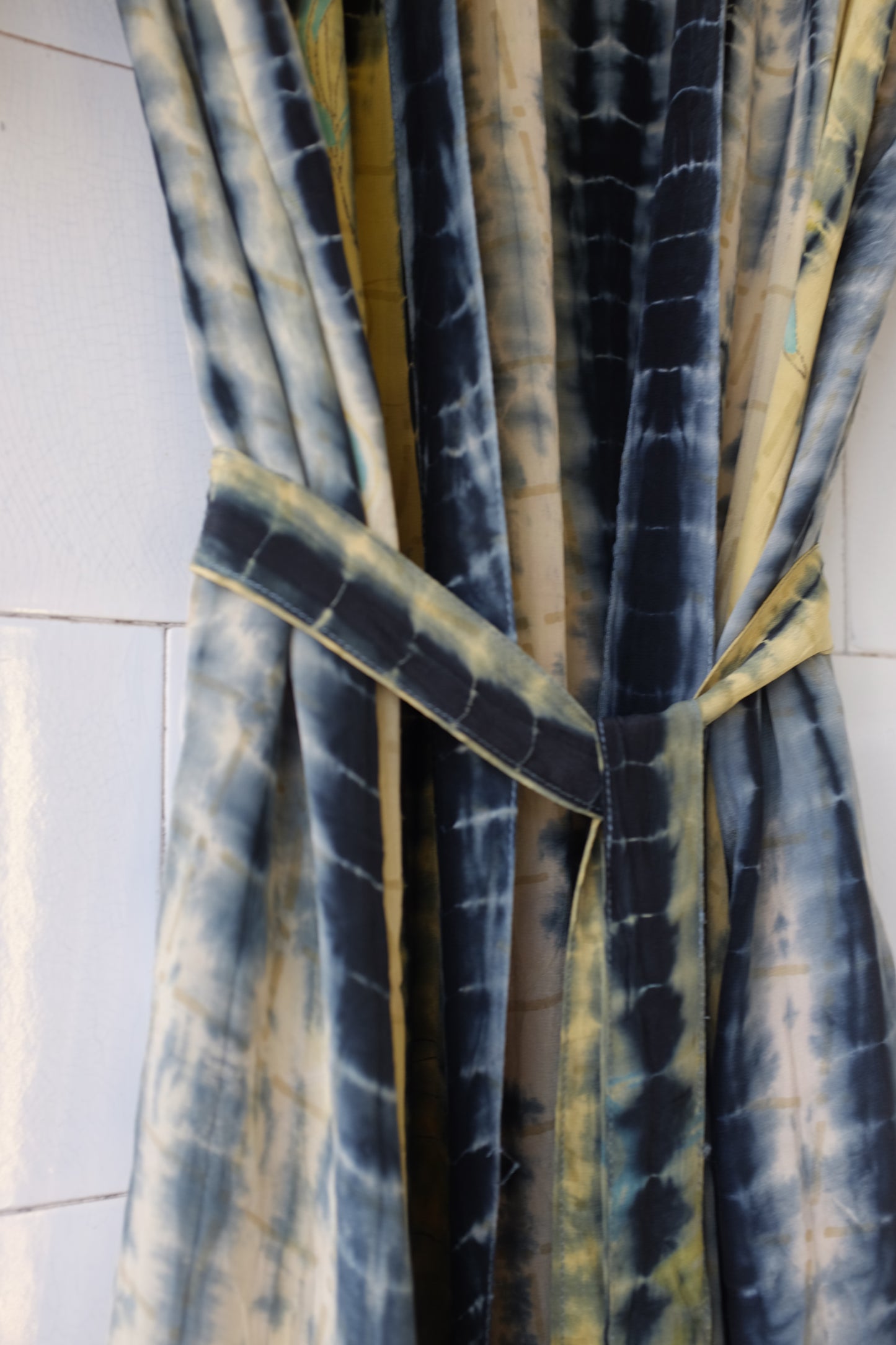 Silk kimono long